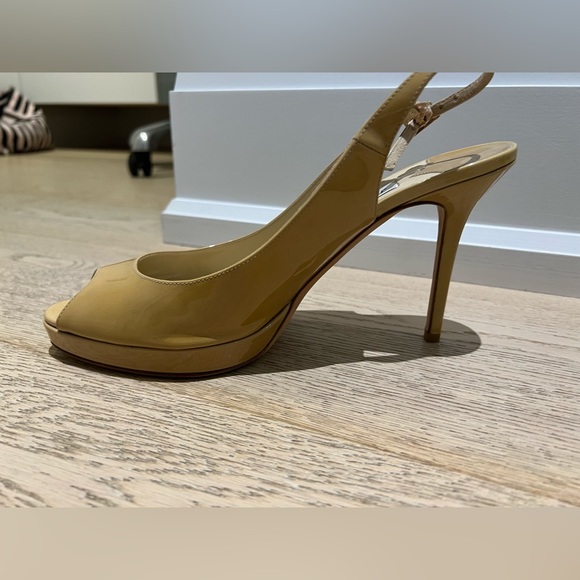 Jimmy Choo open toe sling backs - Picture 3 of 5